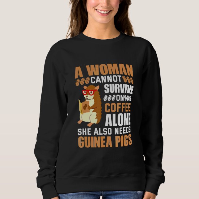 Camiseta Coffee And Guinea Pigs   (Frente)