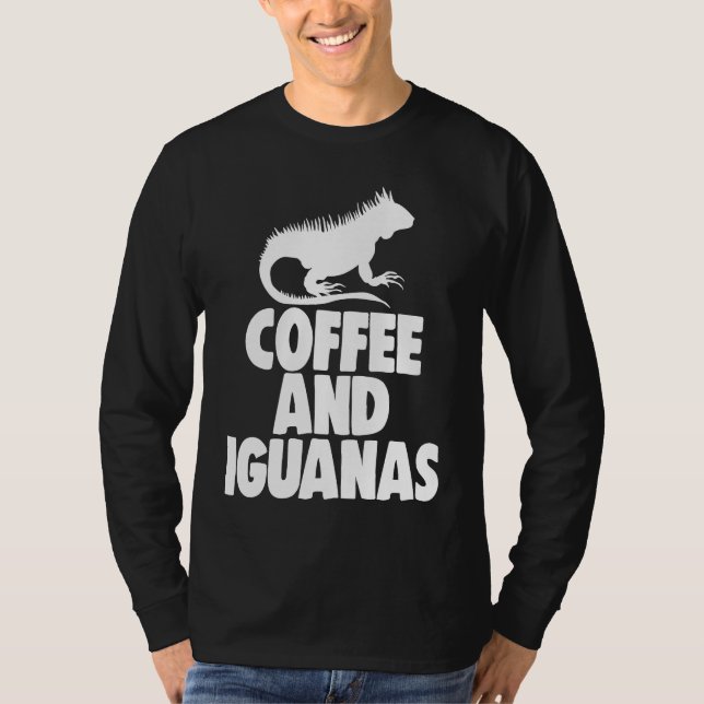 Camiseta Coffee And Iguanas  Women Animal (Frente)