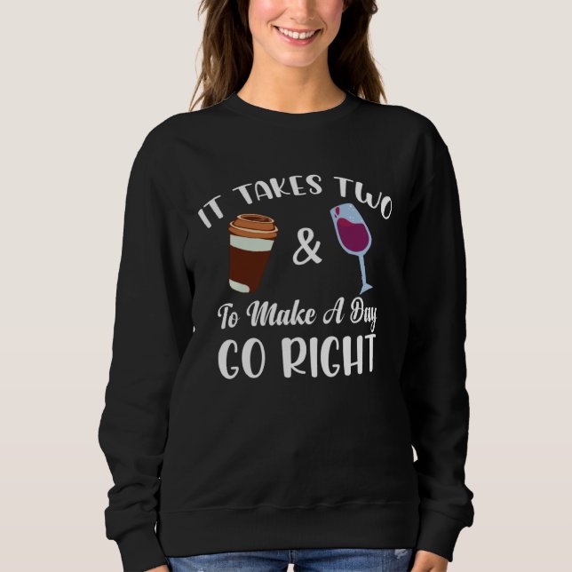 Camiseta Coffee And Wine (Frente)