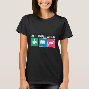 Camiseta Coffee Books And Doberman
