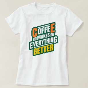 Camiseta Coffee Coffee Cote Engraçado