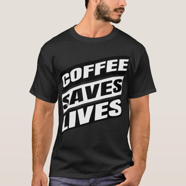 Camiseta coffee  dog print lab  (Frente)