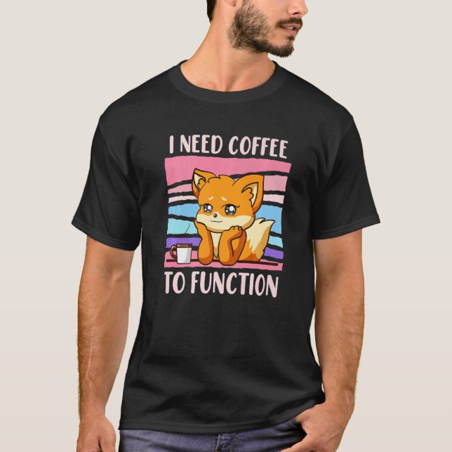 Camiseta Coffee drinker I need coffee ladies  1 (Frente)