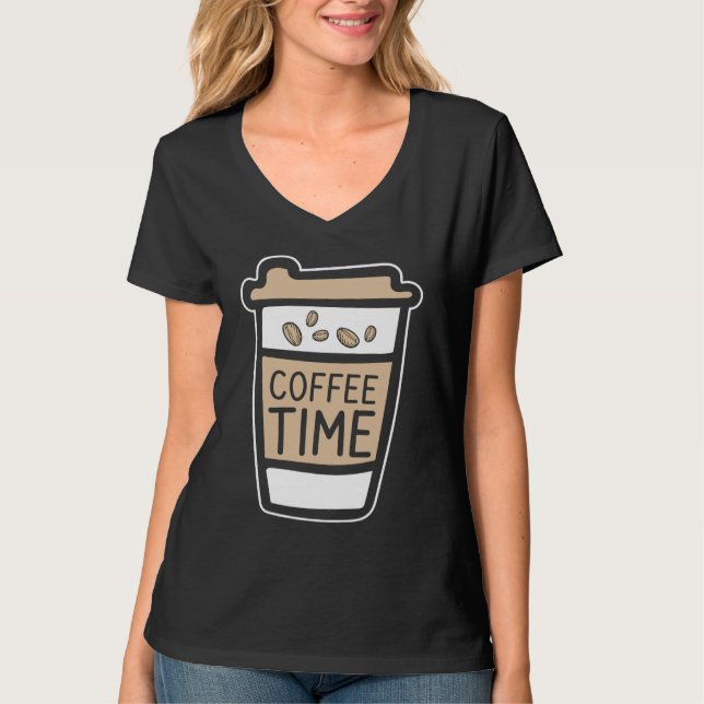 Camiseta Coffee  Espresso Barista Cappuccino Grandpa (Frente)
