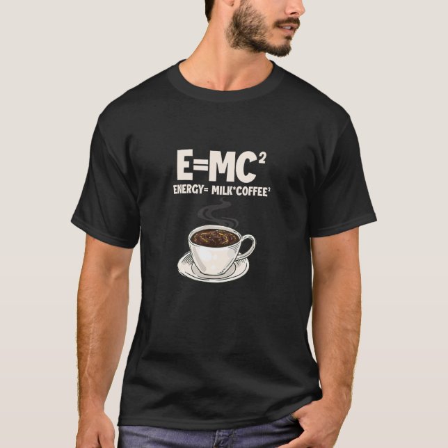 Camiseta Coffee Fórmula Science EMC Energy Milk Café (Frente)