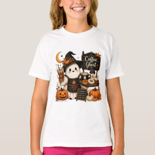 Camiseta Coffee Ghost Barista   Espiritismo do Abobrinha Te