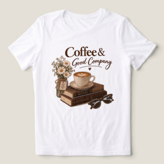 Camiseta Coffee & Good Company - vintage coffee