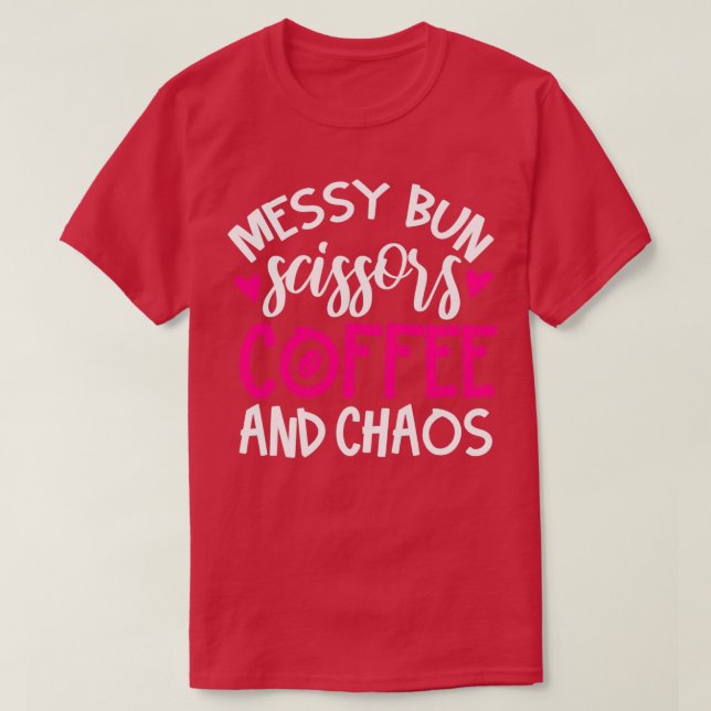 Camiseta Coffee Hairdresser (Frente do Design)