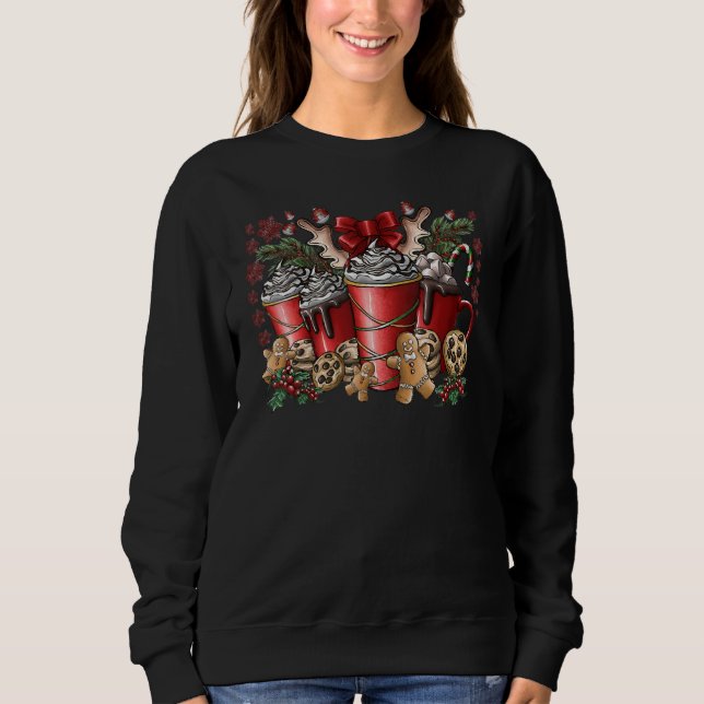 Camiseta Coffee Holiday Christmas Coffee Gingerbread Cookie (Frente)