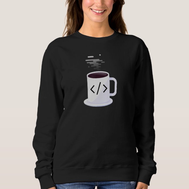 Camiseta Coffee Into Code JavaScript Code Coffee Developer  (Frente)