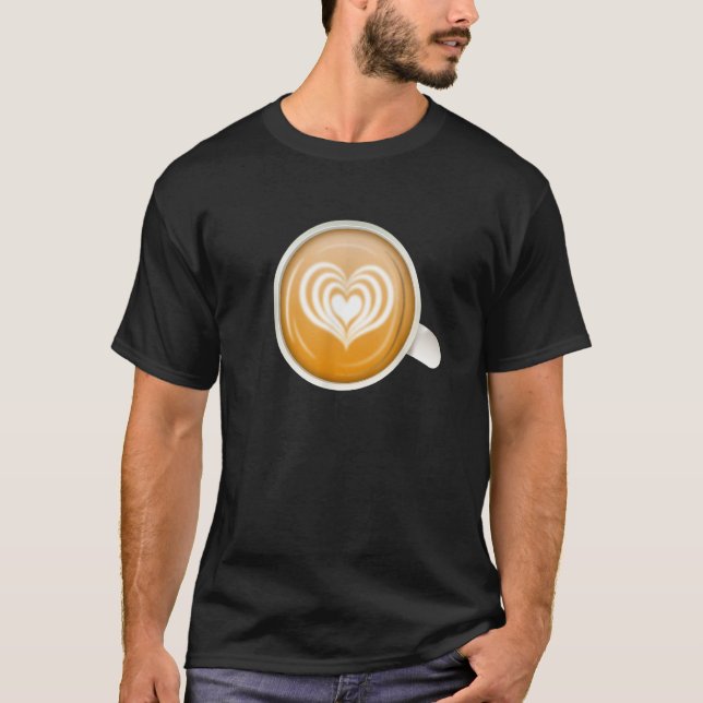 Camiseta Coffee Latte Macchiato Barista Coffee Beans Coffee (Frente)