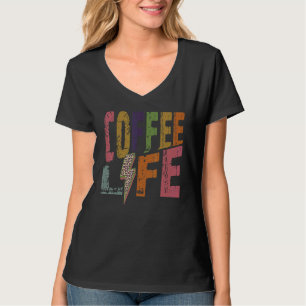 Camiseta Coffee Life Retro Coffee Caffeine Bebendo