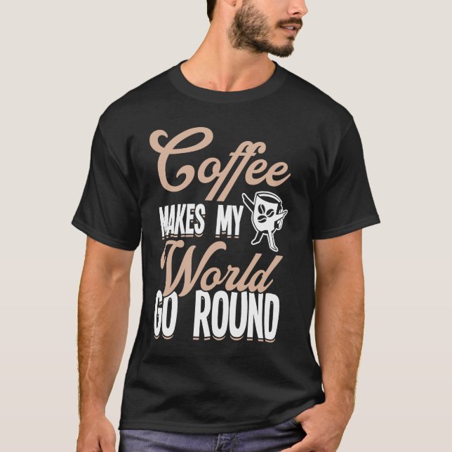 Camiseta Coffee Lover Espresso Barista Cappuccino Latte Art (Frente)
