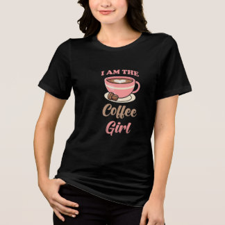 Camiseta Coffee Lover Girl Cute Coffee Addict Aesthetic T-S