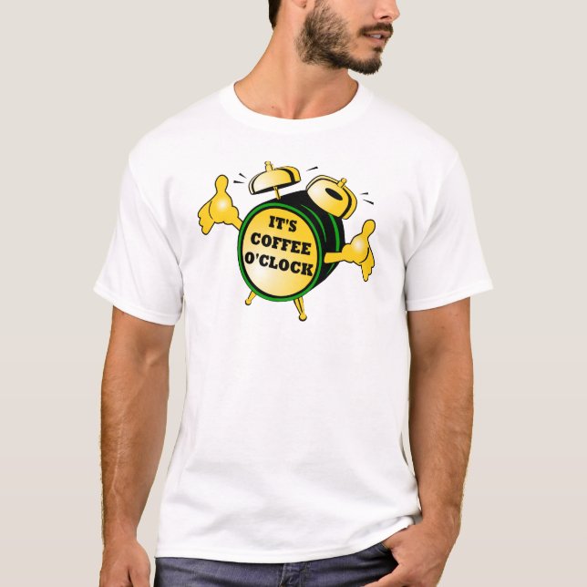 Camiseta Coffee O'clock (Frente)