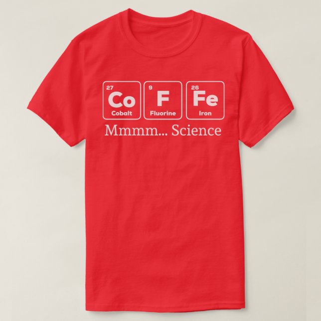 Camiseta Coffee Science (Frente do Design)