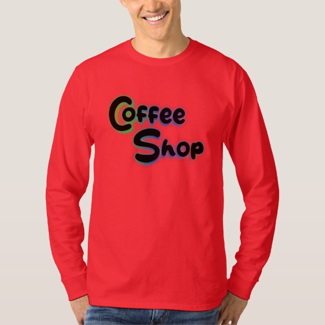 Camiseta Coffee shop (Frente)
