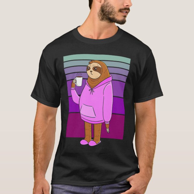 Camiseta coffee sloth (Frente)