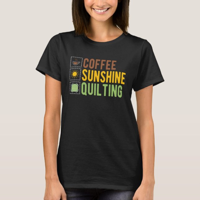 Camiseta Coffee Sunshine Quilting (Frente)
