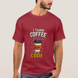 Camiseta Coffee to Code Programmer Tee