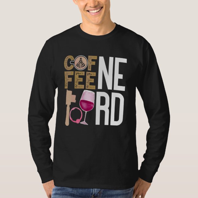Camiseta Coffee Wine Quote Barista Legal Café Vinho 9 (Frente)
