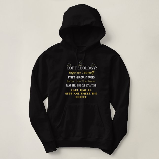 Camiseta Coffeeologia Engraçada Coffee Cotações (Frente do Design)
