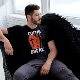 Camiseta Coffin Break Engraçado