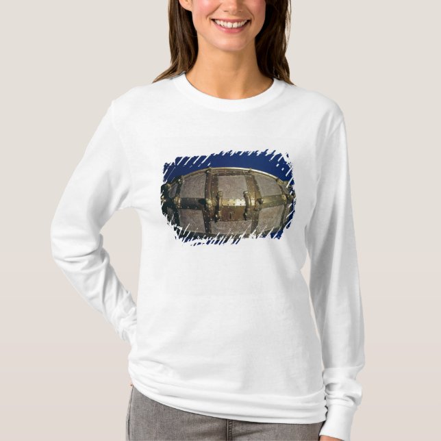 Camiseta Cofre de Viking para o ouro (Frente)