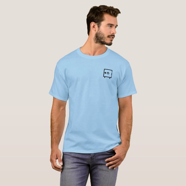 Camiseta Cofre Seguro Preto (Frente Completa)