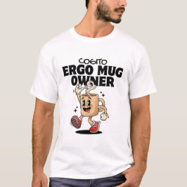 Camiseta Cogito ergo proprietário da caneca