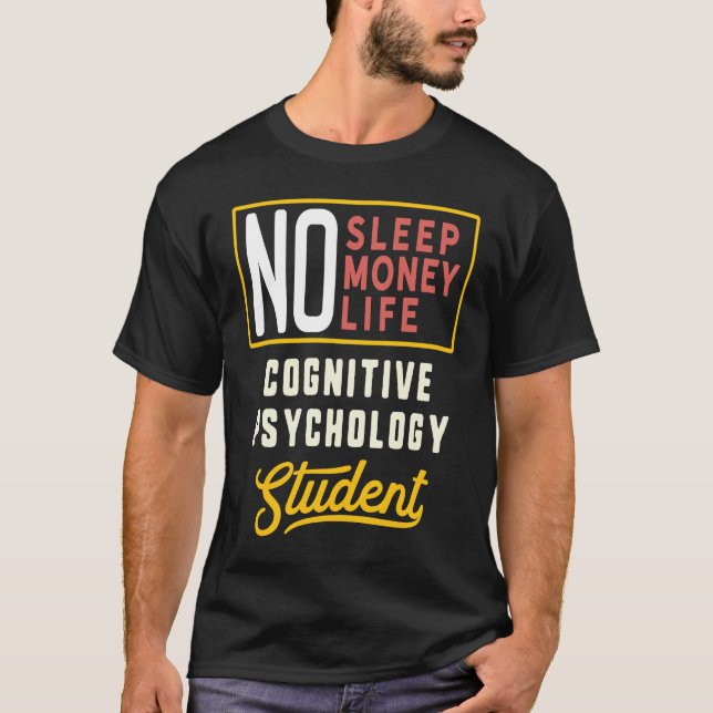 Camiseta Cognitive Psychology Major Studen Graduation (Frente)