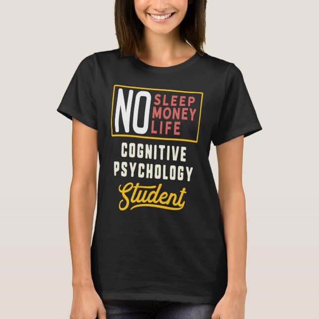 Camiseta Cognitive Psychology Major Studen Graduation (Frente)