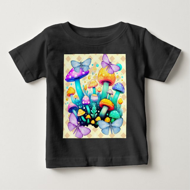 Camiseta cogumelo (Frente)