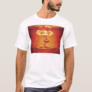Camiseta Cogumelo atómico da explosão nuclear