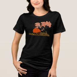 Camiseta Cogumelo Bola de Fogo de Helicóptero