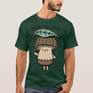 Camiseta Cogumelo Bonito Aumenta Seu Fungo Morel