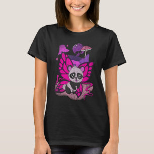 Camiseta Cogumelo Borboleta Fantasia Animal Fofo Panda