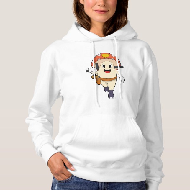 Camiseta Cogumelo como oficial de polícia na Polícia (Frente)