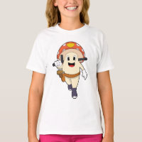 Cogumelo como policial da polícia