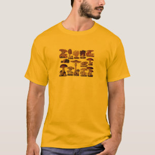 Camiseta Cogumelo-da-índia hipster-vegetariano