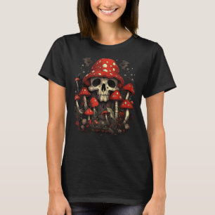 Camiseta Cogumelo de Cottagecore, Floresta Esética Escura, 