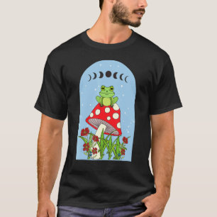 Camiseta Cogumelo E Fases Da Lua Do Sapo São Alcatrões