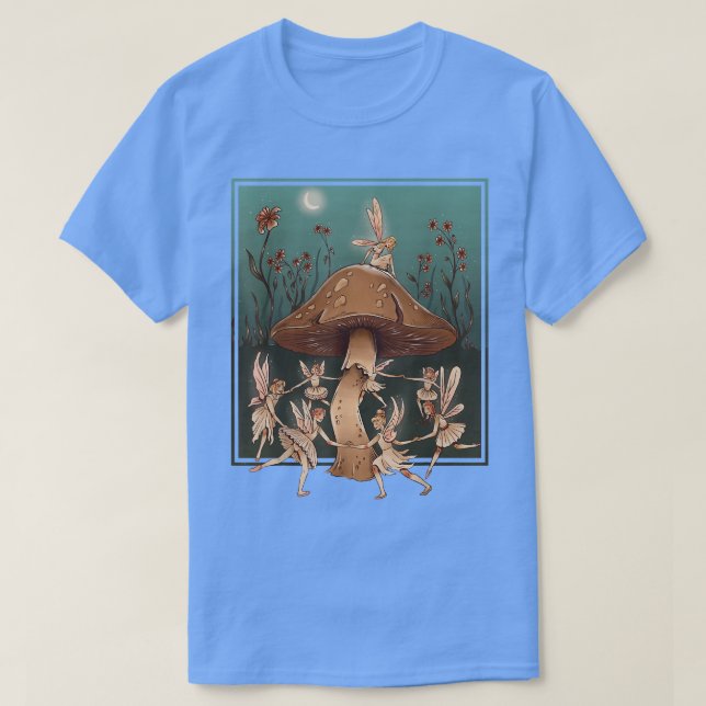 Camiseta Cogumelo Mágico Fada (Frente do Design)