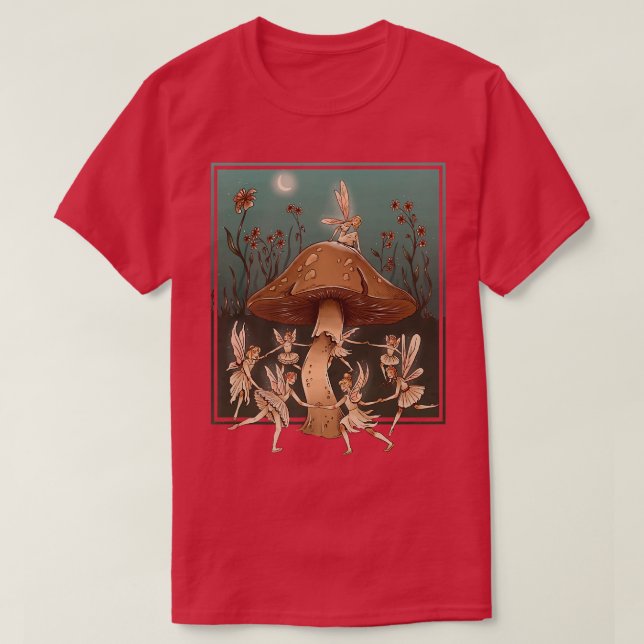 Camiseta Cogumelo Mágico Fada (Frente do Design)