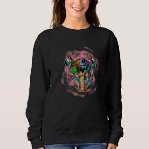 Camiseta Cogumelo Mágico Psilocybin Cogumelos Tie Dye Gráfi