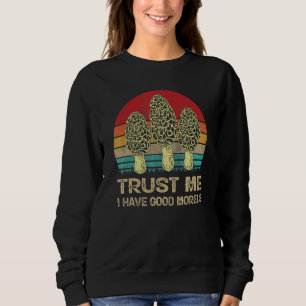 Camiseta Cogumelo Morel Vintage Caça a Morels Caçadores