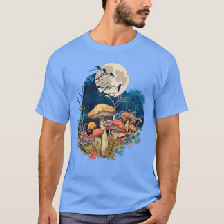 Camiseta Cogumelo Noturno Caprichoso