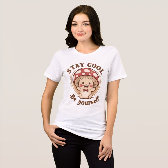 Camiseta Cogumelo Positivo (Frente Completa)