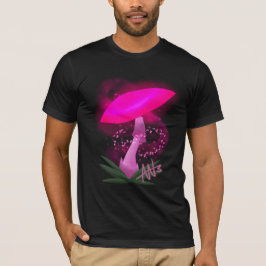Camiseta Cogumelo Rosa bonito
