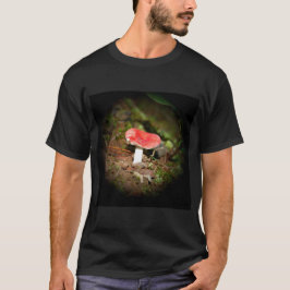 Camiseta Cogumelo Russula de Tampa Vermelha